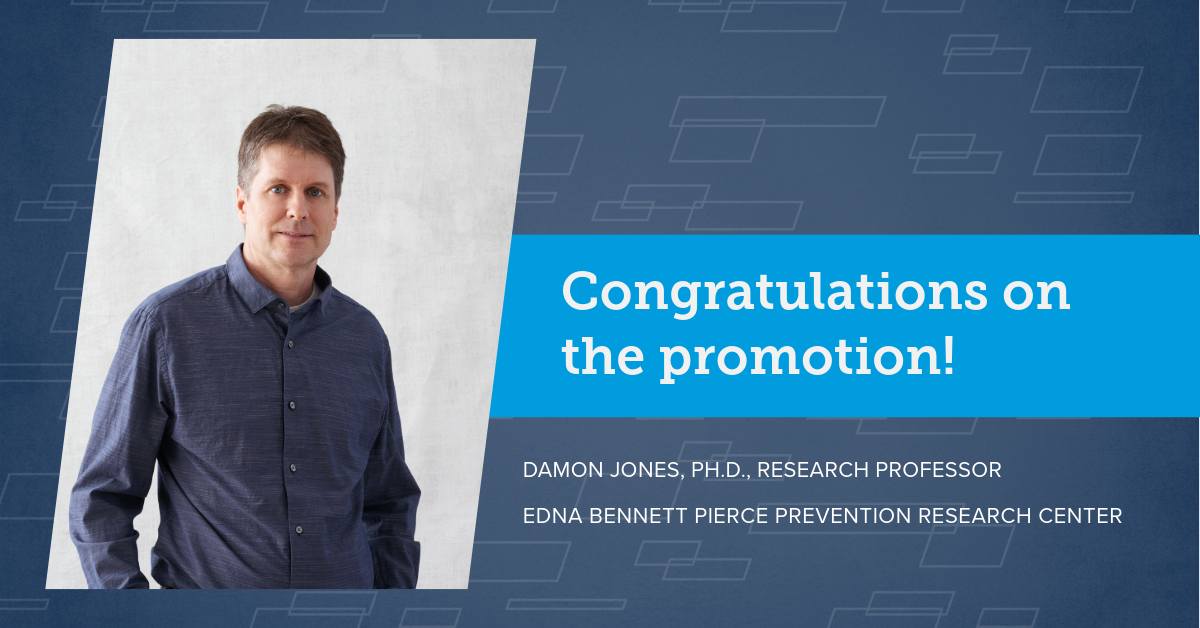 Congratulations on the promotion, Damon Jones Ph.D.