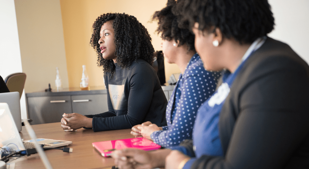 Women in a meeting