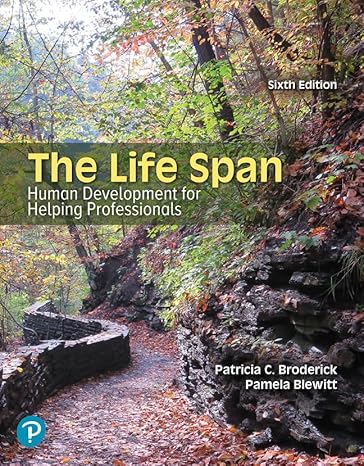 book cover showing a wooded path with the title of the book, The Life Span, Human Development for Helping Professionals