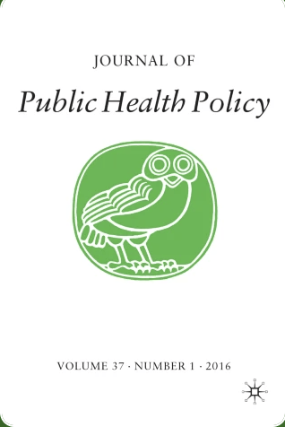 Journal of public health policy cover.